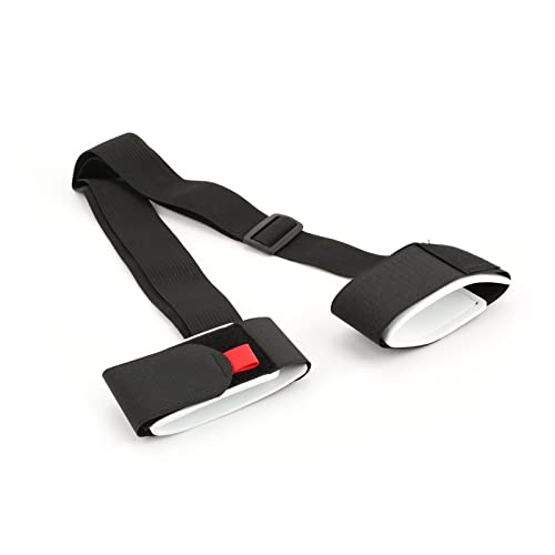 REDLEK-Nylon-Skistaschen-verstellbar-fuer-Skifahren-Schulter-Hand-Traeger-Wimperngriff-Gurte-Porter-Haken-Schlaufen-Schutz-fuer-Ski-und-Snowboard