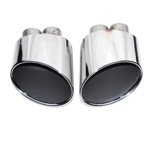 A4用 A5用 A6用 A7用 1ペア 排気管改造 RS4 RS5 RS6 RS7 大口径 高性能マフラーチップ 車 排気テールパイプ(MULTI)