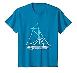 Cadeau de voile pour marin, bateau à voile, skipper, bateau T-Shirt