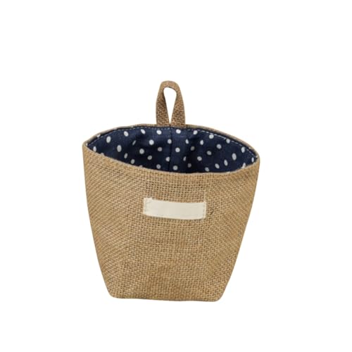 Yardwe 2pezzi Borsa Appendibile e Juta Piccolo Portaoggetti Per Fiori e Decorazioni Sacchetti Organizzatori e Ufficio Per Cosmetici e Giocattoli