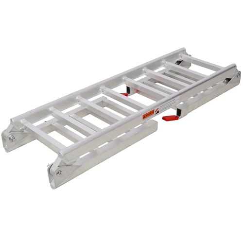 Rampa de aluminio plateada premium 1400 LBS/par miniatura 7