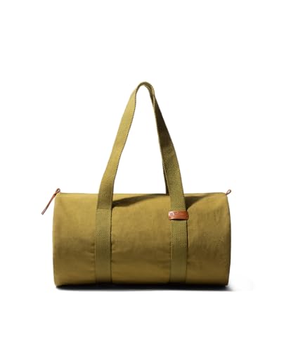 Image of DailyObjects Olive Green Swing Duffle Bag (25L) for Men and Women | Premium 100% Cotton Canvas | Handcrafted