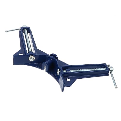 LIFKOME 90 Thickened Right Angle Angle Corner Clamps Tools Woodwork Right Angle Clamp Square Carpentry Holder Picture Frame Corner Clip Aluminum Alloy Blue