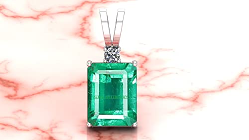 Pendentif émeraude authentique Panchadhatu contre les bijoux ternes - 2