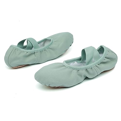 Ballet Shoes for Girls Toddler Lyrical Shoes Split Sole Turners Dance Shoes2