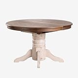 SKLUM Mesa de Comedor Extensible Ovalada en Madera (128-178x120 cm) Ektra