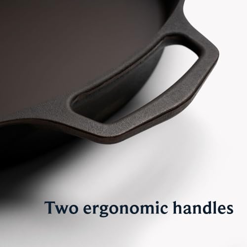 Field Company No.16 Double-Handled Cast Iron Skillet—Smoother, Made in USA, Vintage Style, Preseasoned - Image 4