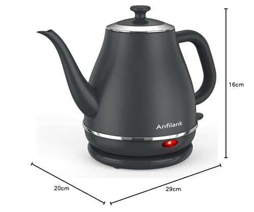 Anfilank 電気ケトル 1.0L ANFILANK ケトル グレイ-156BJ の商品画像 7