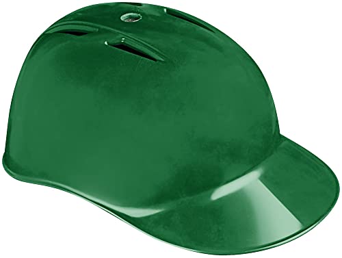 CHAMPRO unisex teen Catcher/Coach's Baseball Softball Catcher s Coach Helmet, FOREST GREEN, Small US
