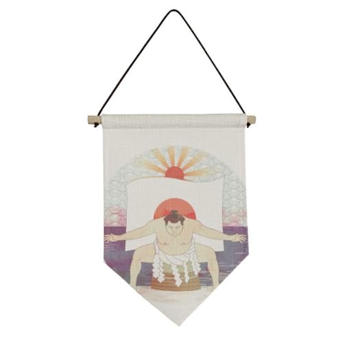 Drapeau japonais ukiyo-e en toile suspendue pour decoration murale salon