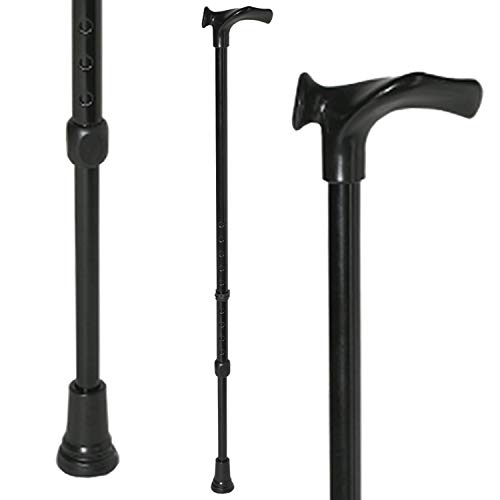 Rebotec Handy anatomischer Gehstock, schwarz rechts