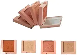 Paleta de Maquiagem 4 em 1, Compacto com Blush, Contorno, Iluminador e Espelho, Multifuncional para Beleza Portátil, pó compacto com iluminador, paleta multifuncional make, kit maquiagem completo bolsa, maquiagem com espelho (3)