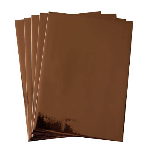 Create Your World A4 dc fix Self-adhesive Vinyl Sheets Craft Pack - GLOSSY ROSE GOLD (5)
