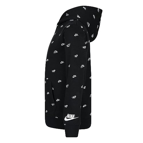 Nike Boy's NSW Club SSNL GFX Pullover Hoodie (Toddler/Little Kids/Big Kids)3
