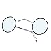 MMG Adjustable Mirror Set, 8mm RH/RH Thread, Chrome Round Shape, Motorcycle Scooter (0514)