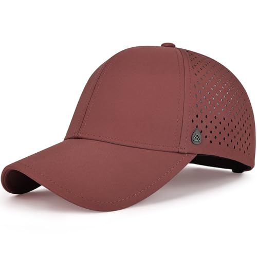 Image of AOPREL Baseball Cap Breathable Mesh Golf Hat Quick Dry Adjustable Baseball Hats for Men and Women Sport Running Workout