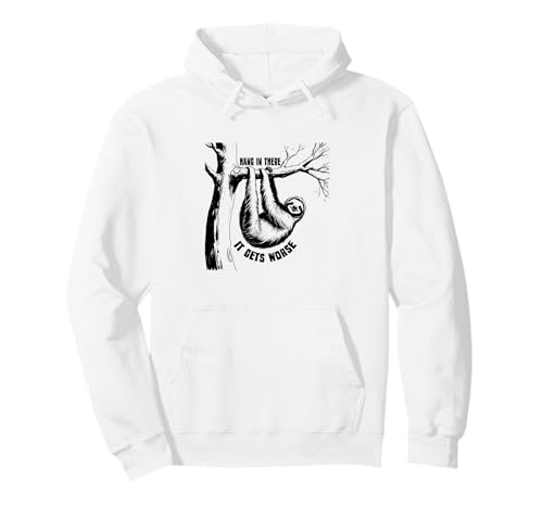 Sarcastic Sloth Lover Funny Joke Apparel Pullover Hoodie