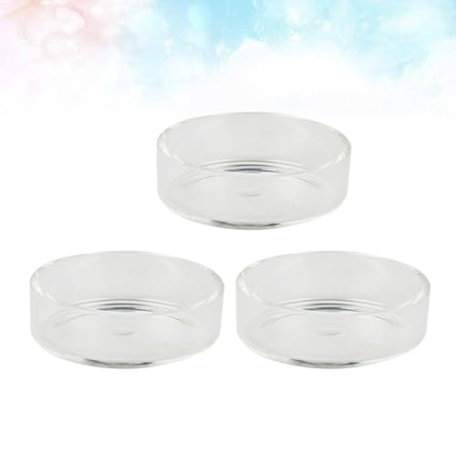 Plato de cristal redondo de alta transparencia para tanque de peces 8
