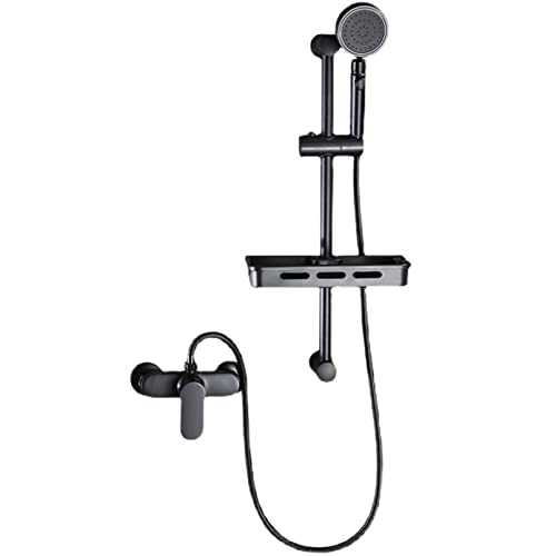 Ensemble de douche mural pour baignoire avec douchette à main - 2