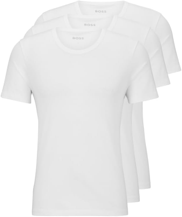 Men's Logo Embroidered Cotton Tee 3 Pack