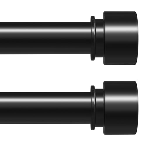 Curtain Rods 2 Pack, 1'' Diameter, 48-84 in