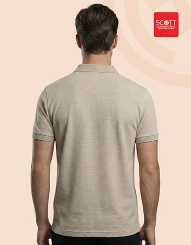 Image of Scott International Cotton Polo T Shirt | Collar Tshirts | Half Sleeves Plain T Shirt | T-Shirt |Tshirt for Men Stylish | Men's Tshirt