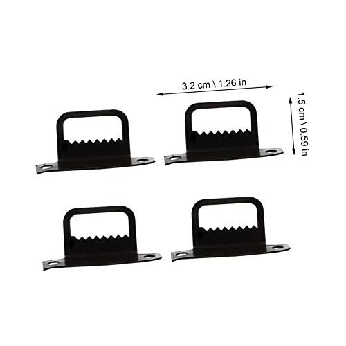Image of POPETPOP 100Pcs Shaped Picture Frame Hardware Hanging Hooks Durable Hangers for Pictures Photos and Artwork Resistant Brackets for Home and Office Decor