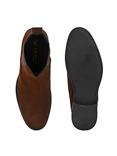 Image of HiREL'S Men's Suede Outdoor Every Day Chelsea Boots