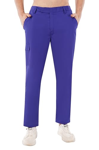 Image of PRAGATI TRENDS Premium Unisex Scrub Suit With Customize Name Print Option(Follow the Description) V-Neck Top and Cargo Type Trouser