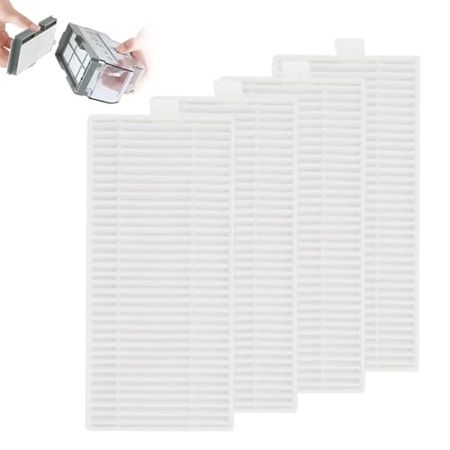 MOLZINY 4 Piezas Kit de filtro de aspiradora Accesorios para Repuesto robot Filtros HEPA para Lefant M210 M213 M210S M210B M213S Filtro de Robot Barredor Piezas de Repuesto