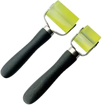 2Pcs Car Vehicle Sound Deadener Application Rolling Wheel Roller 2" and 1.2"