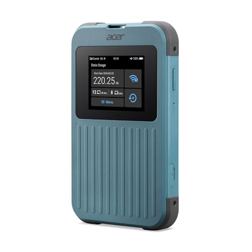 Router Acer Connect M4E 5G WiFi 6 1 Gbps Dual Band Portátil IP68 8000 mAh - vue 3