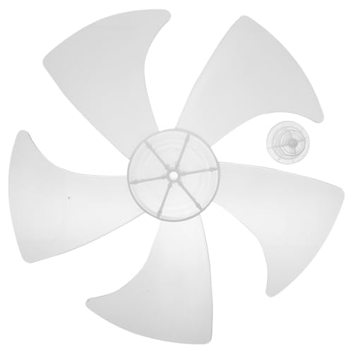 Fan 14 Inch Plastic Fan Replacement White 5 Leaves Pedestal Repair Part for Table Standing s Electric Replacement Ceiling