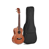 🎸【Waterproof and Durable】- This ukulele case for 21 inch ukulele adopts unique weaving method and fiber coating treatment, which has high density and scratch resistance. 🎸【Thickened and Soft Side】- The built-in foam pad protects the guitar from vibra...