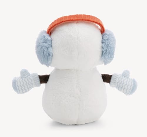 Plüschfigur Schneemann 15cm - weiß - Weiches NICI Plüschschneemann – Flauschige Stofffigur zum Kuscheln & Spielen – tolle Geschenkidee für Kinder & Erwachsene | 62410