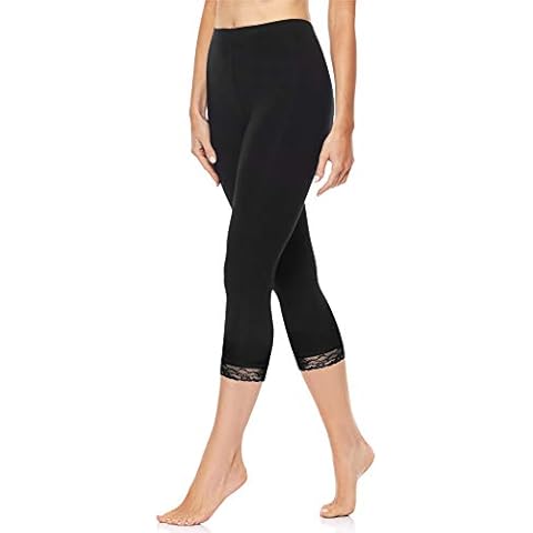 Merry Style Damen 3/4 Capri Leggings aus Baumwolle Cover