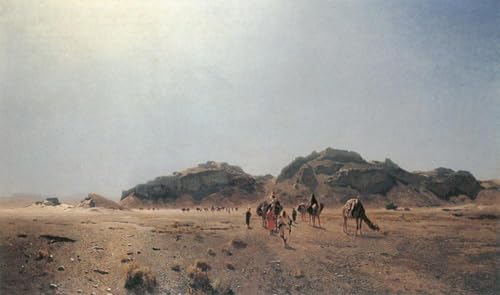Impressions d'art mural de qualité musée Arabie Petraea par Eugen Bracht 60x90cm