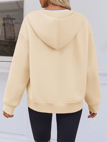 Fisoew Women's Zip Up Hoodies Sweatshirts Casual Long Sleeve Hooded Jackets Fall Trendy Y2K Clothes - Image 6
