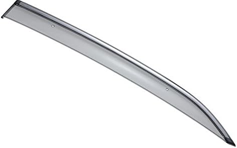 WellVisors Window Visors Wind Deflectors Compatible with Mercedes-Benz 2010-2016 E-Class Sedan W212 with Chrome Trim Rain Guards 3-847MB013