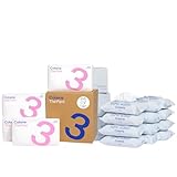 Coterie The Pant Pull On Diaper, Size 3 (14-24 lbs) 144 Count + Coterie Baby Wipes, 12 Pack, 672 Count, Absorbent Baby Pull On Diaper, Hypoallergenic Designed for Sensitive Skin, Clean Ingredients