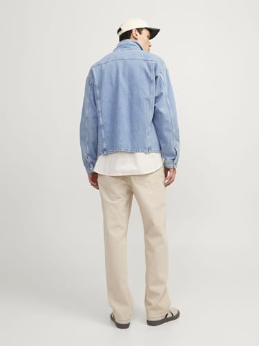 JACK & JONES Male Men's Loose Fit Jeans Stonewash | High Rise, Classic Closure | Comfortable & Durable – Bild 5