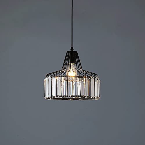 Lustre en cristal de luxe léger : plafonnier suspendu moderne et chic