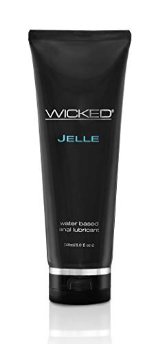 Wicked Jelle Waterbased Anal Gel - 8 oz