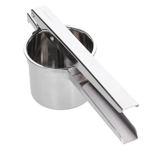 XHTLLO Spremiagrumi Manuale, Spremiagrumi Manuale Grande E Resistente in Acciaio Inossidabile, Pressa Per Spremiagrumi di Grande Capacità Lucidata a Specchio con Maniglia Ergonomica