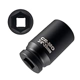 33mm Socket 3/4 Drive with 6 Point Design,Heavy Duty Non-slip 3/4 Impact Socket for Quick Dismantle Car Axle Nuts,Professional Deep Impact Axle Nut Sockets Car Accessories (33mm-3/4