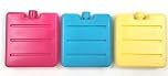 3 Pack of Small Ice Packs for Lunch Boxes Kids Mini Freezer Blocks for Cool Bags Box Great for School Camping Picnic Travel