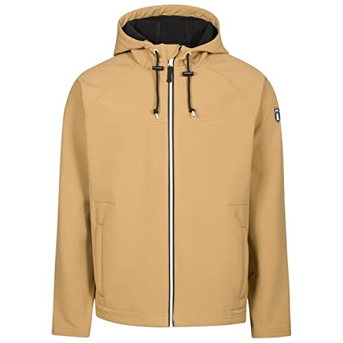 Preisvergleich Produktbild derbe Herren Softshelljacke Isleby doe beige / Black schwarz - 3XL