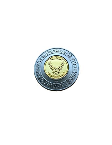 Parsaver Dual Golf Ball Marker - 2 in 1 Military AF Ball Marker - Perfect Golf Gift (AF)
