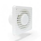 Briconess.com Aspiratore elettrico ø 100 mm 85 m³ h ad aspirazione assiale per bagni cucine piccoli locali 220V 15W installazione parete soffitto