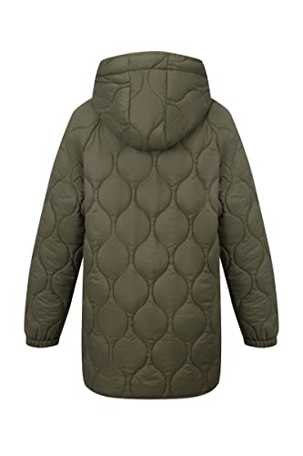 RISISSIDA Women Quilted Jacket Hooded Spring Fall Fashion, Loose lightweight Packable Transitional Puffer Coat3